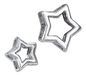 รูปย่อ STERLING SILVER SMALL AND LARGE STAR SLIDER PENDANTS รูปที่1