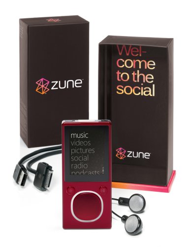 Zune 4 GB Digital Media Player (Red) ( Zune Player ) รูปที่ 3