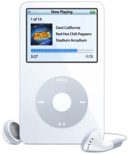 Apple iPod Video 80 GB White MA448LL/A (5.5 Generation) OLD MODEL ( Apple Player ) รูปที่ 1