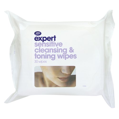 Boots Expert Sensitive Cleansing & Toning Wipes 30 ea ( Cleansers  ) รูปที่ 1