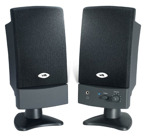 Cyber Acoustics CA2100 2.0 Speaker System 8W Black ( Computer Speaker ) รูปที่ 1