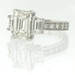 รูปย่อ 4.59ct Emerald Cut Diamond Engagement Anniversary Ring รูปที่2