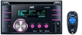 JVC KW-XR810 Double-DIN Bluetooth Dual USB/CD Receiver with USB 2.0 for iPod/iPhone, and Bluetooth/Satellite/HD Radio add-on capability