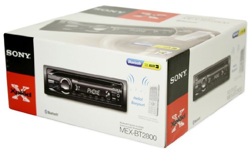 Brand New Sony Mex-bt2800 Car Cd/mp3 Receiver with Am/fm Radio + Built in Bluetooth Streaming + 52x4 Watt Amp and Equalizer and Aux Input *Bluetooth Built In, No Accessories Required* *Free $20.00 Mp3/ipod Connector Cable* รูปที่ 6