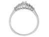 รูปย่อ Diamond Engagement Ring 1/4 Carat (ctw) in 10K White Gold รูปที่2