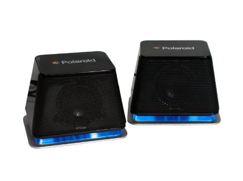 Polaroid U228 USB 2.0 Ambient Lighting Speaker (Blue) ( Computer Speaker ) รูปที่ 1