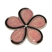 รูปย่อ Spiral Flower Pin Pendant with Pink Glitter Epoxy รูปที่2