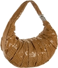 SONDRA ROBERTS NEW YORK Snake-Embossed Hobo