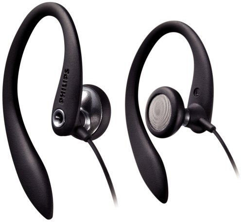 Philips Flexible Earhook Headphones SHS3200/28 (Black) (Replaces SHS3200/37) ( Philips Ear Bud Headphone ) รูปที่ 1