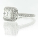 รูปย่อ 2.05ct Princess Cut Diamond Engagement Anniversary Ring รูปที่2