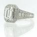 รูปย่อ 3.21ct Emerald Cut Diamond Engagement Anniversary Ring รูปที่2