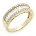 รูปย่อ 14K Engagement Ring 1.5ctw CZ Cubic Zirconia Women's Wedding Band Yellow Gold Ring รูปที่1