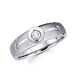 รูปย่อ .40ct Diamond 14k White Gold Engagement Wedding Trio His and Hers Ring Set (G-H Color, SI2 Clarity) รูปที่4
