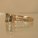 รูปย่อ 14k Rose Gold Engagement Band Princess Brown with Round White Accents Diamond Ring(2 1/3 ctw) (2 ct, Brown Color, SI2-I1 Clarity)(1/2 ctw, G Color, SI2-I1 Clarity) รูปที่4