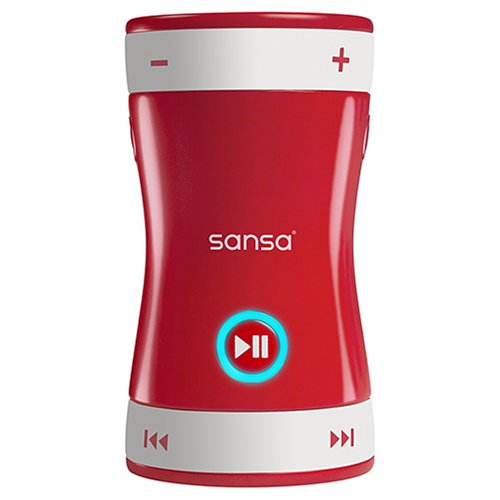 Sandisk 1GB Sansa Shaker Red MP3 Player (SDMX9N-1024R-A18, Retail Package!) ( SanDisk Player ) รูปที่ 3