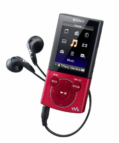Sony Walkman E NWZ E345 16GB Video Player (Red) ( Sony Player ) รูปที่ 3
