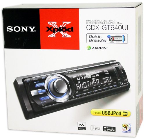 Brand New Sony Xplod Cdx-gt640ui Cd/mp3 Receiver with Dot Matrix Display, 52x4 Watt Amp + Front USB Input with Ipod Controls รูปที่ 5