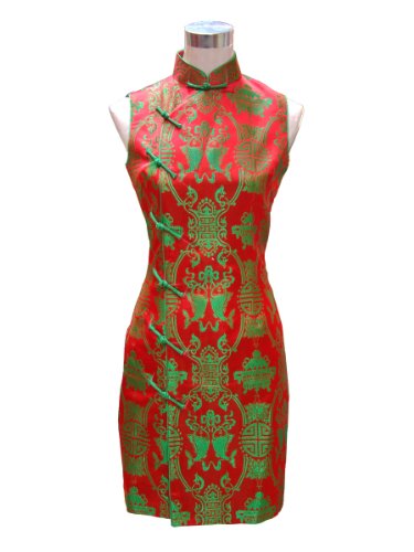 Chinese Clothing, Auspicious Christmas Extravaganza Chinese Dress ( Night out Dress ) รูปที่ 1