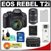 รูปย่อ Review Canon EOS Rebel T2i Digital SLR Camera & 18-55mm IS Lens + EF-S 55-250mm IS Zoom Lens + 16GB Card + Battery + Case + Accessory Kit รูปที่1