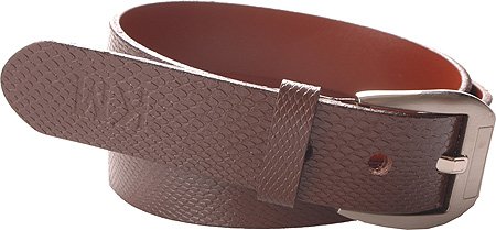 Kurt Muller Men's 2 Tone Snake Skin Belt Belts (leather belt ) รูปที่ 1