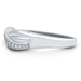 รูปย่อ Sterling Silver Ring Cubic Zirconia CZ Twisted Band Ring - Women's Engagement Wedding Ring รูปที่3