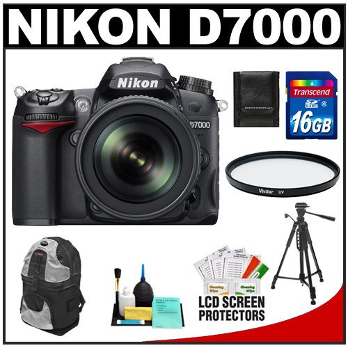 Review Nikon D7000 16.2 Megapixel Digital SLR Camera & 18-105mm VR DX AF-S Zoom Lens with 16GB Card + Filter + Backpack Case + Tripod + Accessory Kit รูปที่ 1