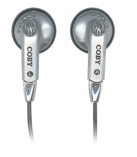 Coby Dynamic Digital Stereo Mini Ear-bud CVE05 ( Silver) ( Coby Ear Bud Headphone ) รูปที่ 1