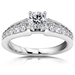 รูปย่อ 3/4ct TW Round Diamond Engagement Ring in 14kt White Gold รูปที่2