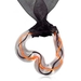 รูปย่อ Murano Glass Clear Heart With Orange Pendant รูปที่1