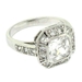 รูปย่อ Classic Engagement Ring w/Square Radiant White CZ รูปที่2