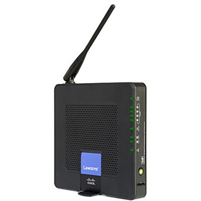 Linksys by Cisco Wireless G Broadband Router With 2 Phone Ports ( Cisco VOIP ) รูปที่ 1