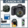 Review Canon EOS-7D Digital SLR Camera / Lens Kit with EF 28-135mm f/3.5-5.6 IS USM Standard Zoom Lens, 4 4GB CF Memory Cards (total of 16GB), Spare LP-E6 Type Battery, Slinger Camera Bag, Flashpoint Professional Battery Grip, Visible Dust EZ Sensor Cleaning Kit