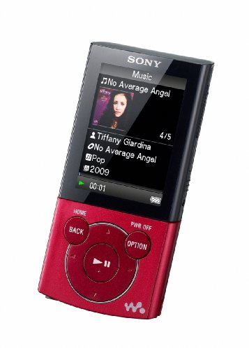 Sony Walkman E NWZ E345 16GB Video Player (Red) ( Sony Player ) รูปที่ 4