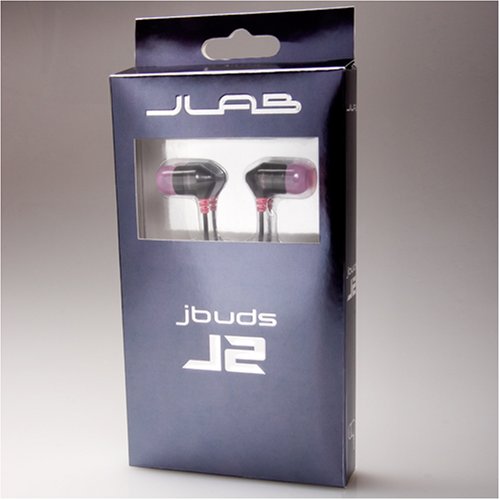 JBuds J2 Premium Hi-FI Noise Isolating Earbuds (Black/Hot Pink) ( JLAB Ear Bud Headphone ) รูปที่ 5