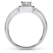 รูปย่อ 1/2 Carat TW Princess & Round Diamond Engagement Ring in 14k Gold รูปที่3