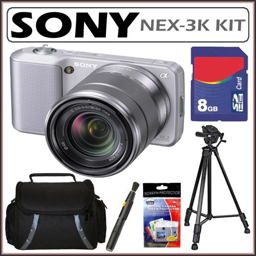 Review Sony Alpha NEX-3K 14.2Megapixel Digital Camera & 18-55 Lens Silver + 8GB Kit รูปที่ 1