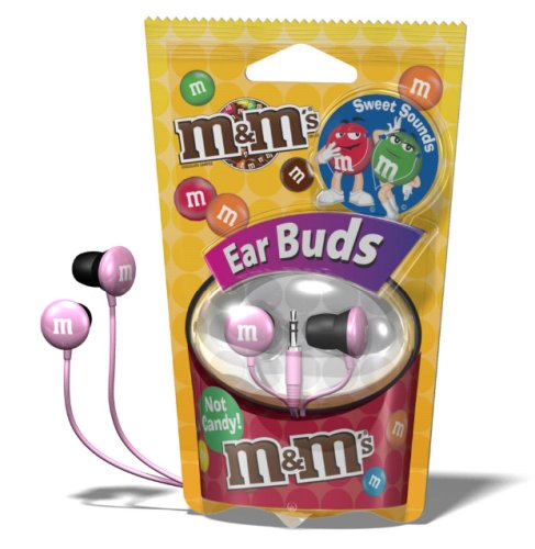 Maxell M&M'S Lightweight Earbuds - Pink (190551) ( Maxell Ear Bud Headphone ) รูปที่ 1