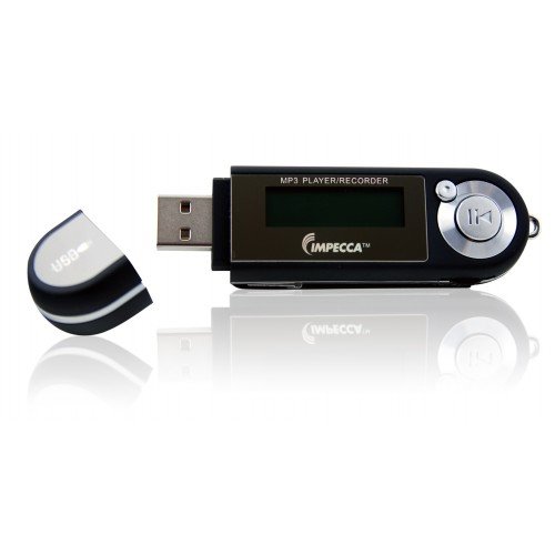 Impecca MP1402B 4GB MP3 Digital Media Player & Digital Voice Recorder Black ( Impecca Player ) รูปที่ 1