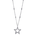 Sterling Silver Star Pendant Necklace