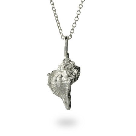 Sterling Silver Conch Shell Pendant รูปที่ 1