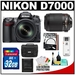 รูปย่อ Review Nikon D7000 Digital SLR Camera & 18-105mm VR + 55-200mm VR Lens + 32GB Card + Filters + Case + Accessory Kit รูปที่1