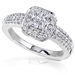 รูปย่อ 1/2 Carat TW Princess & Round Diamond Engagement Ring in 14k Gold รูปที่1