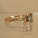 รูปย่อ 14k Rose Gold Engagement Band Princess Brown with Round White Accents Diamond Ring(2 1/3 ctw) (2 ct, Brown Color, SI2-I1 Clarity)(1/2 ctw, G Color, SI2-I1 Clarity) รูปที่5