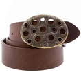 Paul Smith brown leather belt PS1435. 