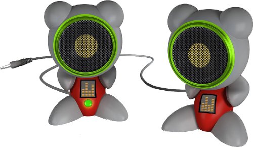 Emerson Funkeys FK610 Sculpted Computer Speakers (Green/Red) ( Computer Speaker ) รูปที่ 1