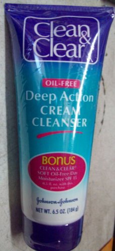 Clean & Clear Oil Free Deep Action Cream Cleanser ( Cleansers  ) รูปที่ 1