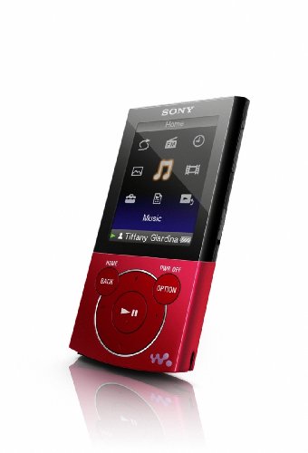 Sony Walkman E NWZ E345 16GB Video Player (Red) ( Sony Player ) รูปที่ 1