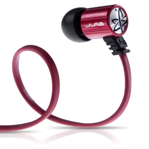 JBuds J4 Rugged Metal In-Ear Earbuds Style Headphones with Travel Case (Black/Red) ( JLAB Ear Bud Headphone ) รูปที่ 3