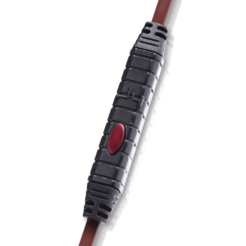 JBuds J4M Rugged Metal In-Ear Earbuds Style Headphones with Travel Case for iPod, iPhone, HTC and Blackberry (Black/Red) ( JLAB Ear Bud Headphone ) รูปที่ 5