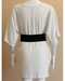 รูปย่อ Ladies Ivory Tunic Dress with Black Fashion Belt ( Casual Dress ) รูปที่2